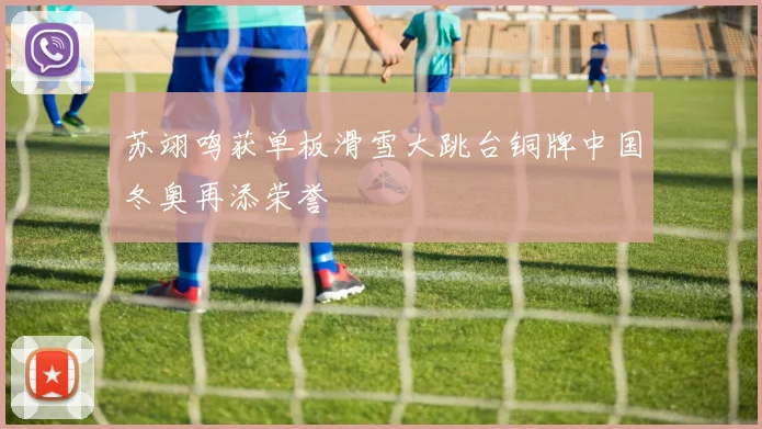 苏翊鸣获单板滑雪大跳台铜牌中国冬奥再添荣誉